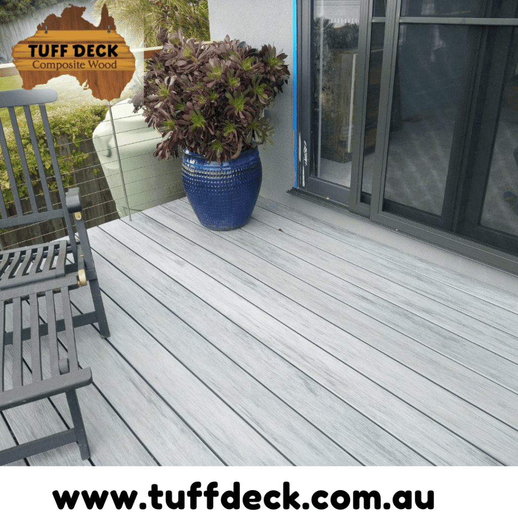 White Composite Decking